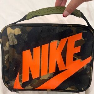 Nike Camo Men's Bag - Orange and Green